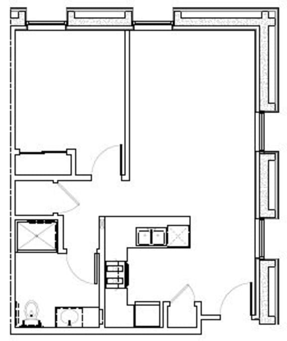 Floor Plans of Caraway Apartments in Denver, CO